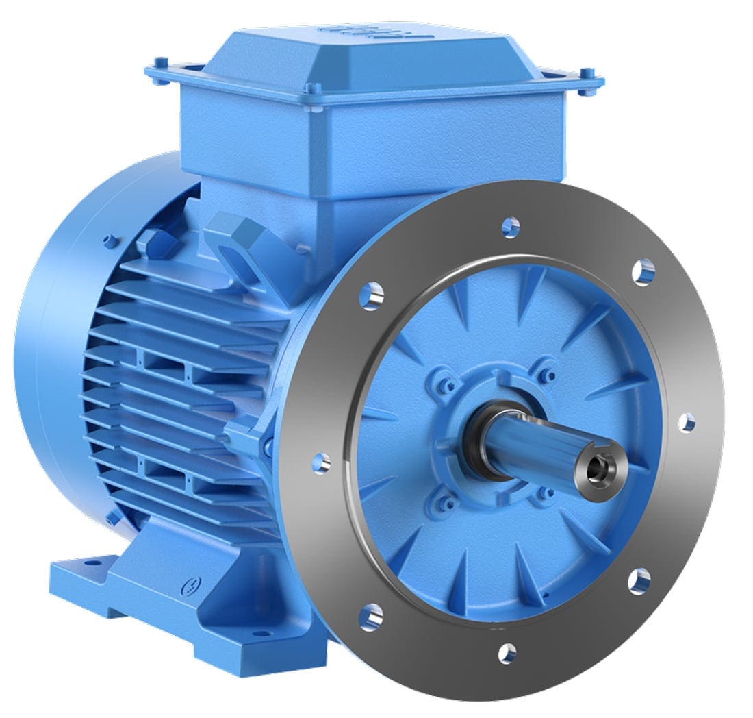 ABB IE245 kW60 HP 415 V4 Pole1500 rpm, DOLFoot cum Flange Mounted 3 PhaseTEFC Cast Iron Induction Motor-2